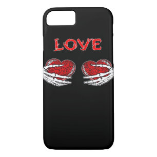 Skeleton Hands Heart Funny Design Case-Mate iPhone Case