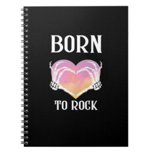 Skeleton Hands Heart Graphic For Classic Notebook