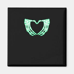 Skeleton Hands, Heart, Xray Halloween Costume Magnet