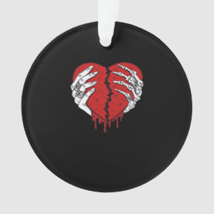 Skeleton Hands Hearts Classic Trending Style Ornament