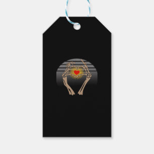 Skeleton Hands Making A Heart Classic Gift Tags