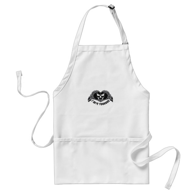 Skeleton Hands Skull, Halloween Design For Backgro Standard Apron (Front)