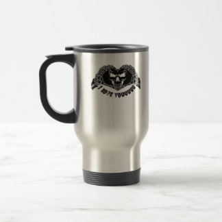 Skeleton Hands Skull, Halloween Design For Backgro Travel Mug