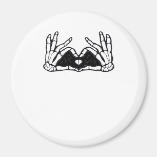Skeleton Hands The Of A Heart Abstract Form Magnet