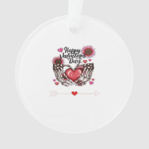 Skeleton Hands Valentines Day Classic Ornament