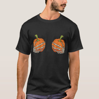 Skeleton hands with pumpkins T-Shirt