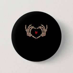 Skeleton Hands Women Skeleton Hands Halloween 6 Cm Round Badge