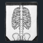 Skeleton Haunted Halloween Drawstring Bag<br><div class="desc">Skeleton illustration. Style Halloween. Art by José Ricardo</div>