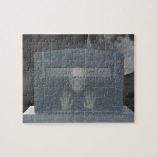 Skeleton Haunting Grave Jigsaw Puzzle