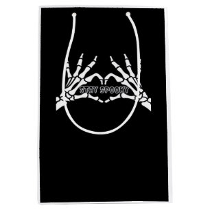 Skeleton Heart And Hands Classic Design  Medium Gift Bag