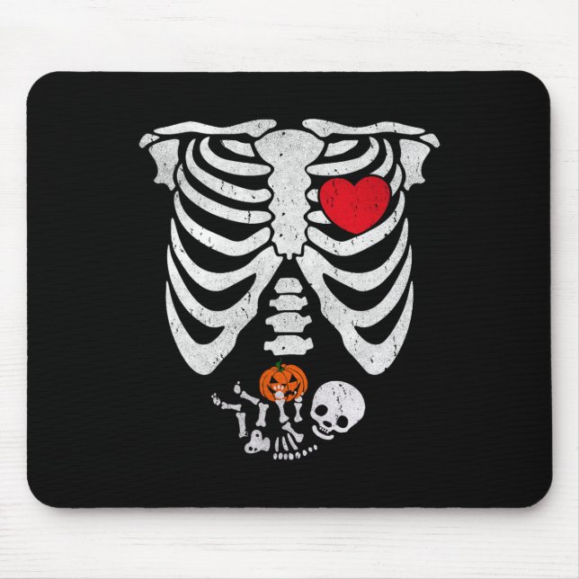 Skeleton Heart Halloween Costumes By  Mouse Pad (Front)