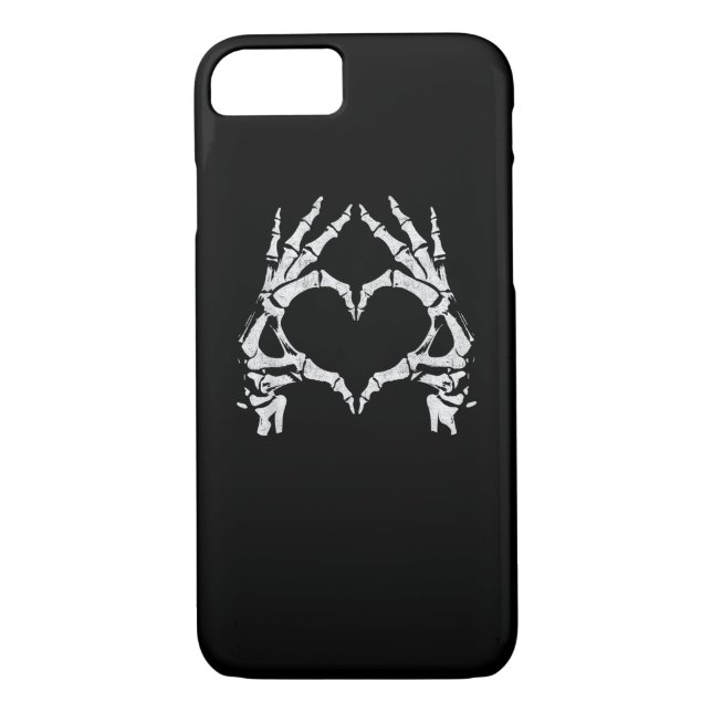 Skeleton Heart Hands - Halloween - Skeleton Hands  Case-Mate iPhone Case (Back)