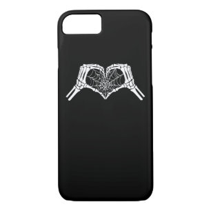 Skeleton Heart Hands Spiderweb Halloween Spooky Wo Case-Mate iPhone Case