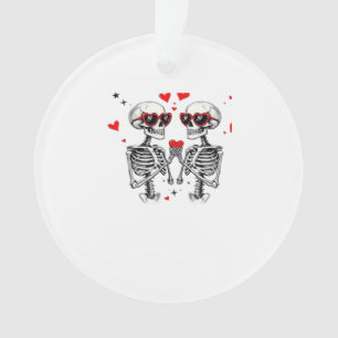 Skeleton Heart Hands Trending Modern Aesthetic Ornament