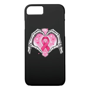 Skeleton Heart Ribbon Awareness Inspirational Desi Case-Mate iPhone Case