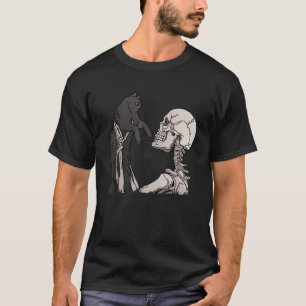 Skeleton Holding A Cat  Skeleton & Cat  Cat Ideas  T-Shirt