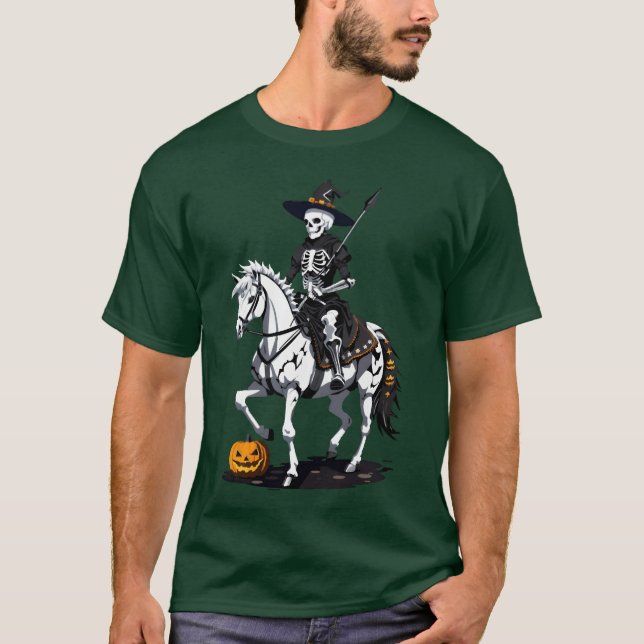 Skeleton Horse Rider boy T-Shirt (Front)