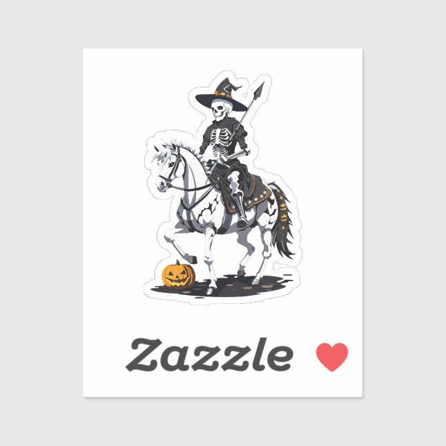 Skeleton Horse Rider - Halloween Skeleton (Sheet)