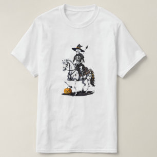 Skeleton Horse Rider - Halloween Skeleton T-Shirt
