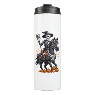 Skeleton Horse Rider Thermal Tumbler