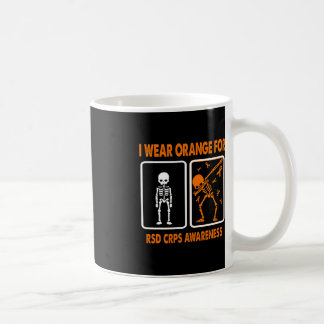 Skeleton I Wear Orange For RSD CRPS Awareness Coffee Mug