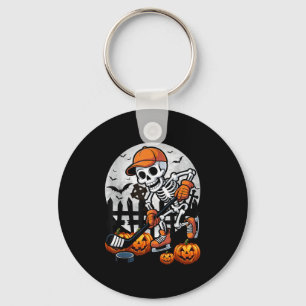 Skeleton Ice Hockey Halloween Costume Men Boys Kid Key Ring