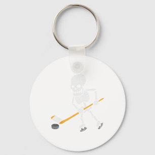 Skeleton Ice Hockey Halloween Costume Spor Men Boy Key Ring