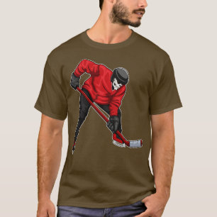 Skeleton Ice hockey Ice hockey stick T-Shirt