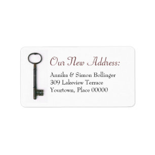 Skeleton Key New Address Label