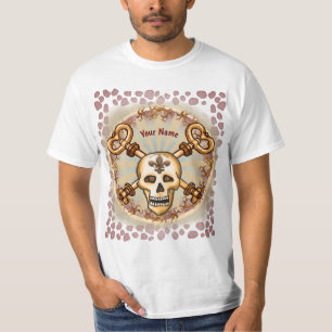 Skeleton Keys skull  T-Shirt