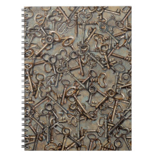 Skeleton Keys Spiral Notebook