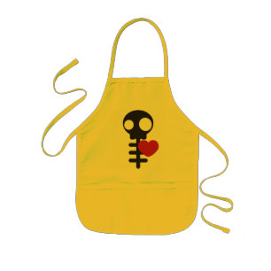Skeleton Kids Apron
