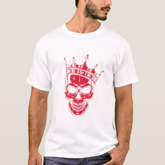 Skeleton King or Skeleton Prince T-shirt in Red