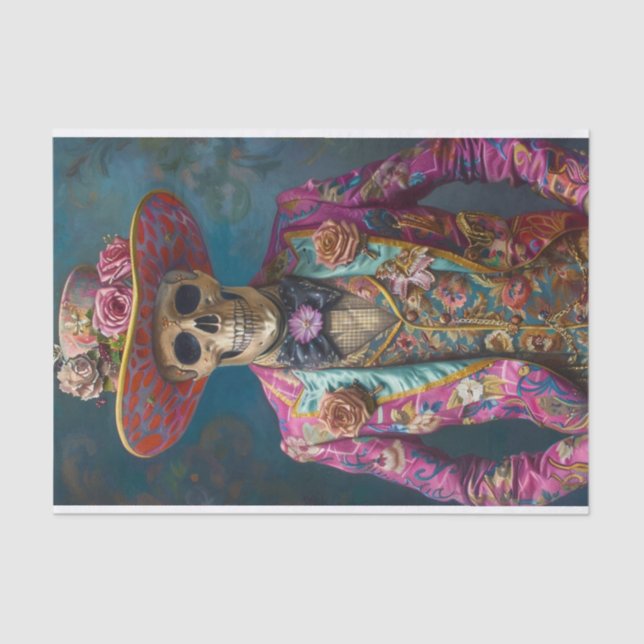 Skeleton Life2 Tissue Paper (Front)