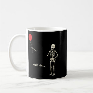 Skeleton Lost Balloon Stuff Skeleton Funny Coffee Mug