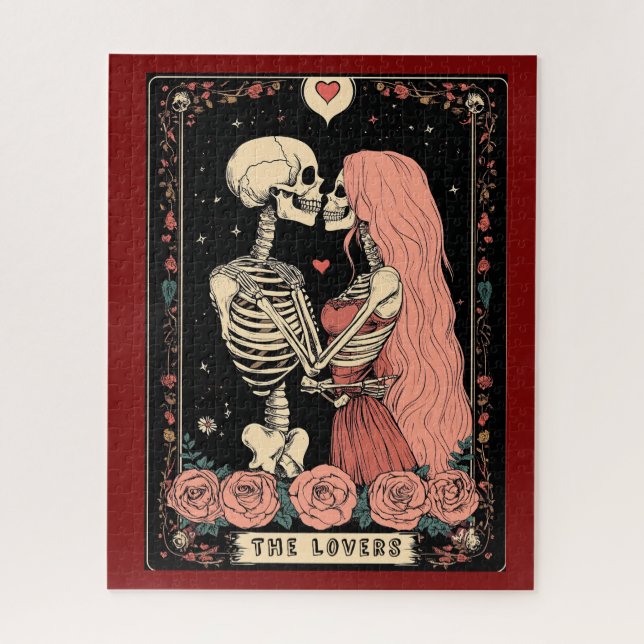 Skeleton Lovers  Jigsaw Puzzle (Vertical)