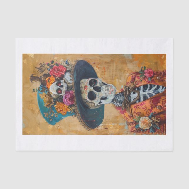 Skeleton Lyfe23 Tissue Paper (Front)