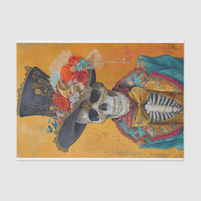 Skeleton Lyfe3 Tissue Paper (Front)