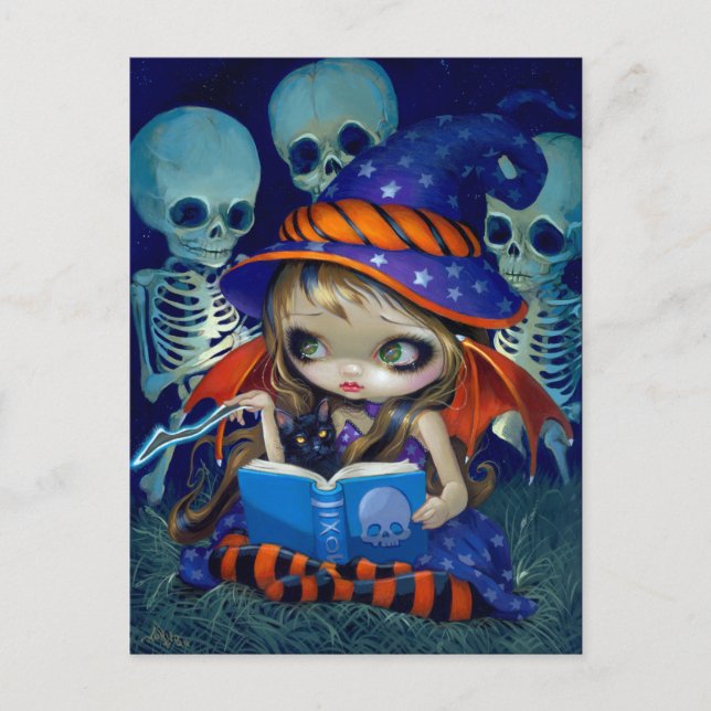"Skeleton Magic" Postcard (Front)