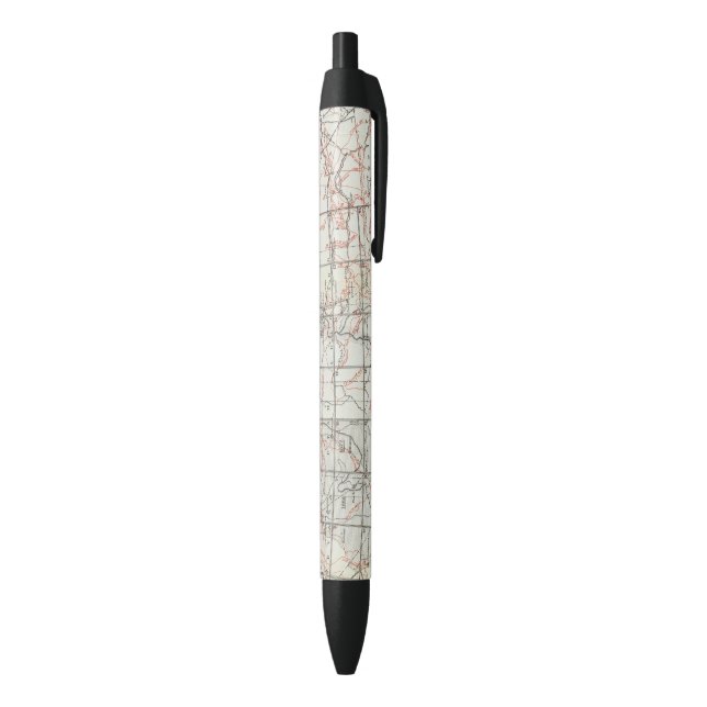 Skeleton Map Black Ink Pen (Bottom (Vertical))