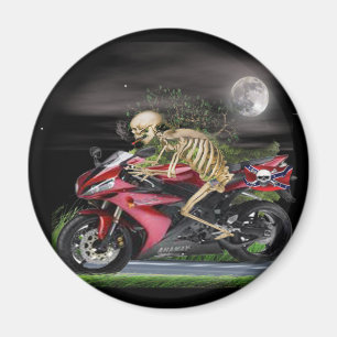 Skeleton Motorcycle items Magnet