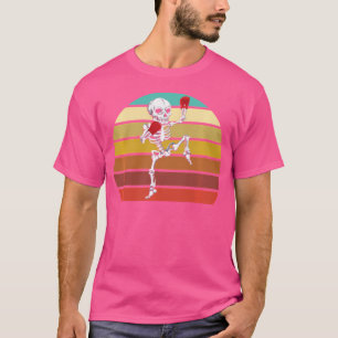 Skeleton Muay Thai Halloween Kickboxing Mma T-Shirt