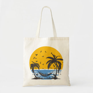 Skeleton on beach tote bag