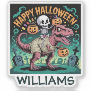 Skeleton on Mummy T-Rex – Spooky Dino Rider