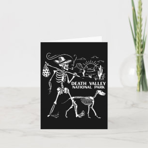 Skeleton Park Hiking Death Valley National Park Card