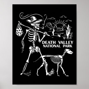 Skeleton Park Hiking Death Valley National Park  Poster