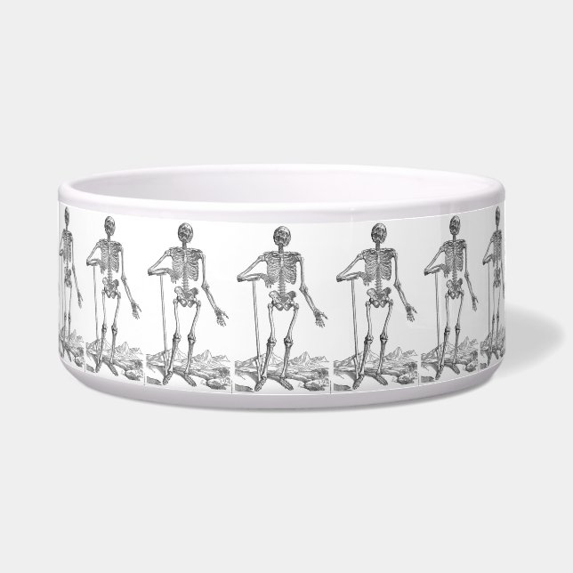 Skeleton Pet Bowl (Front)