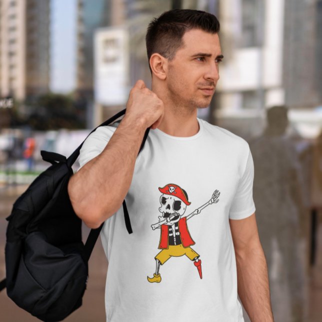 Skeleton Pirate Dab   T-Shirt (Creator Uploaded)