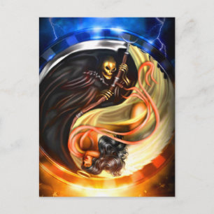 Skeleton Postcard