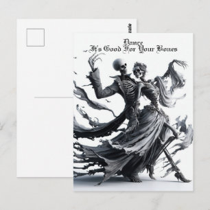 Skeleton Postcard